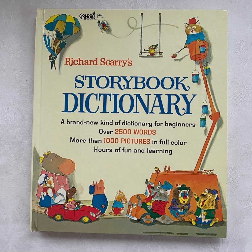 Vintage Richard Scarry’s Storybook Dictionary 1991 reprint of the 1966 Classic